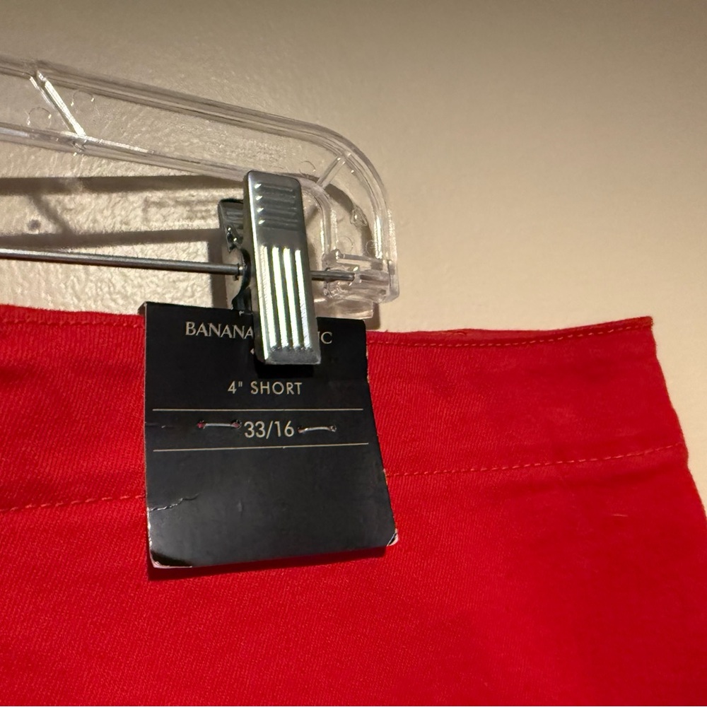 NWT Banana Republic Red High Rise sailor 4” Shorts - Picture 7 of 9